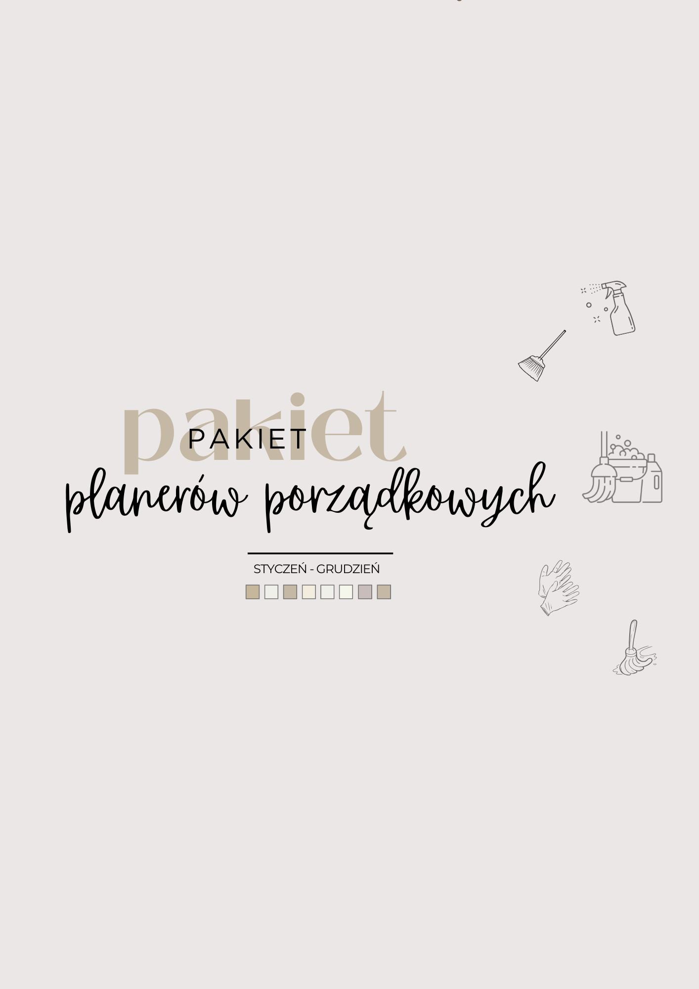 "SPRYTNY PORZĄDEK" - pakiet planerów i harmonogramów