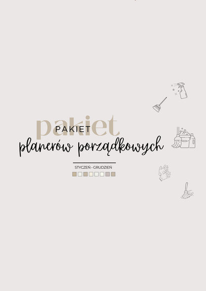 "SPRYTNY PORZĄDEK" - pakiet planerów i harmonogramów