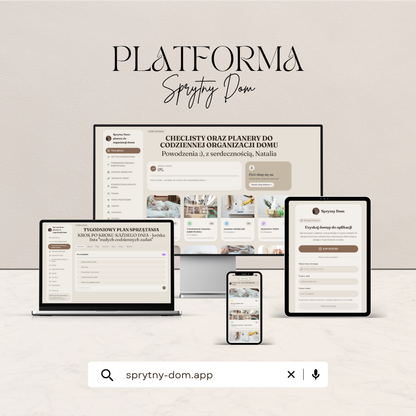 Interaktywna platforma do organizacji przestrzeni - Sprytny Dom
