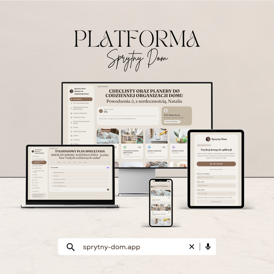 Interaktywna platforma do organizacji przestrzeni - Sprytny Dom