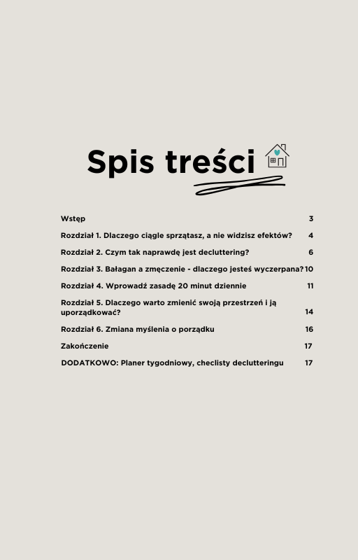 SPRYTNY DOM bez bałaganu, czyli mniej rzeczy i więcej spokoju.