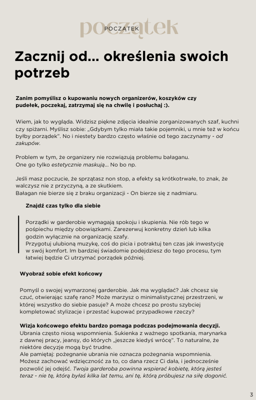 Garderoba, która wspiera codzienność